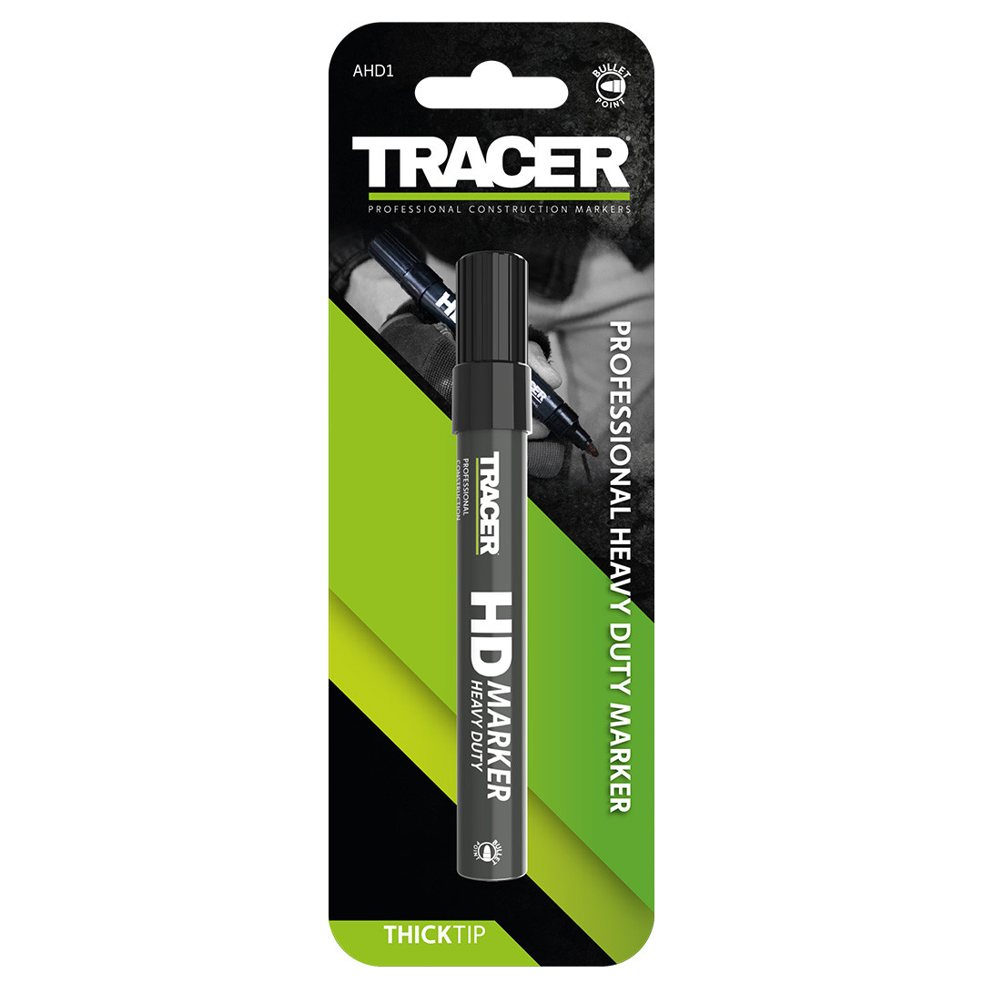 Tracer Black Heavy Duty Construction Marker (SM-AHD1)