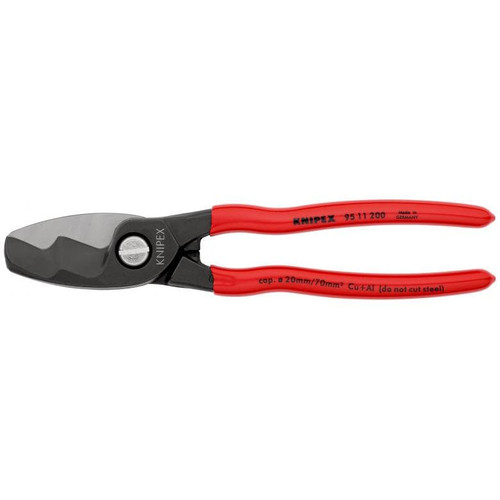 Knipex 200mm Cable Shears With twin cutting edge