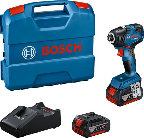 Bosch GDR 18V-200 Impact Driver (2 x 5ah) (06019J2172)