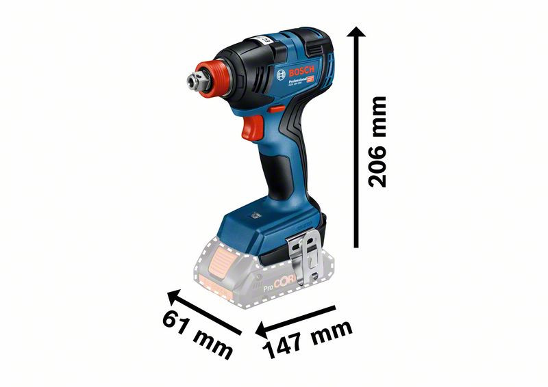 Bosch GDX 18V-200 Impact Driver/Wrench (Body Only) (06019J2204)