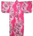 Japanese Women's Yukata Robe Girl w/Peony