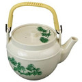 Plastic Melamine Teapot Beige 54oz