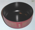 Japanese Plastic Soup Bowl Red Dragonfly