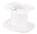 Japanese Toothbrush Holder Stand Leaf Series White