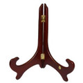 Rosewood Wooden Plate Stand Easel 4in