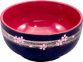 Japanese Plastic Lacquer Sakura Rice Bowl