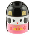 Japanese Kids Lunch Box Bento Box Geisha Doll Kokeshi Doll Two Tiers Food Container, Made in Japan