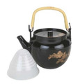 Plastic Melamine Teapot Black 54oz