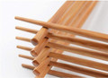 Bamboo Chopsticks Reusable Japanese Chinese Korean Wood Chop Sticks Hair Sticks 5 Pair Gift Set Dishwasher Safe, 9 inch, Twist