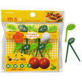 Leaf Shape Food Picks 10pc #6733