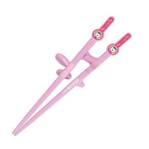 pink chopsticks
