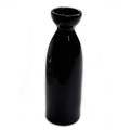 Porcelain Sake Carafe Sake Bottle for Cold Sake and Hot Sake Microwave Safe (1, 7.5 oz - Black)