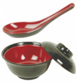 Japanese Rice/Soup Bowl w/Lid and Spoon