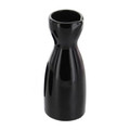 Porcelain Sake Carafe Sake Bottle for Cold Sake and Hot Sake Microwave Safe (1, 4 oz - Black)