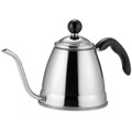 Japanese Fino Gooseneck Spout Pour Over Coffee and Tea Kettle Precision Flow Drip Pot Stainless Steel IH Induction Heating Stove Made in Japan 1.2 Liter, 6 Cup