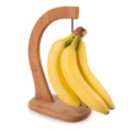 Bamboo Banana Hanger Bamboo Wood Banana Hook Fruit Holder Grape Holder Countertop Banana Holder Stand
