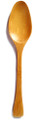 Long Bamboo Wood Soup Spoons, Eco Friendly Dinner Spoons, Korean Japanese Style Kitchen Utensil for Snacks, Fruit, Ice Cream, Yogurt, Cereal, 8.25-inch, Set of 6