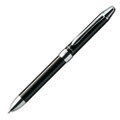 Pentel Vicugna EX multifunction pen's (0.7 mm ballpoint pen black / red, mechanical pencils 0.5 mm) Black shaft