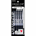 Zebra Sarasa Clip 0.5 Black P-JJ15-BK5 (5-Pen-Pack)