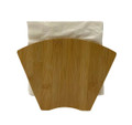 Natural Bamboo Wood Paper Napkin Holder for Home Restaurant Table Countertop