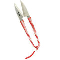 Kotobuki Traditional Japanese Thread Scissors Red and White Wrapped Handle