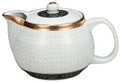 Japanese Ceramic Porcelain kutani ware. Japanese kyusu teapot. White. Shippou." Japanese ceramic Hagiyakiya K4-588