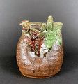 Japanese Ikebana Shigaraki Pottery Zen Flower Arrangement Vase 4704