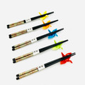 Set of 5 Bamboo Chopsticks and Porcelain Crane Chopsticks Rest Holder Gift Multicolor