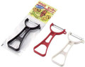 3 Pack Fruit Vegetable Peeler Carbon Steel Blade Y Shape Made in Japan Assorted Color