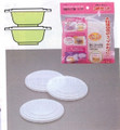 Microwave Bowl Cup Cover Set of 3