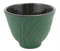 Green Bamboo Cast Iron Teacup