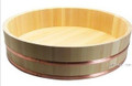 Japanese Wooden Hangiri Sushi Rice Mixing Bowl Tub for Sushi Restaurant Sushi Oke Sawara Cypress Wood 28-1/4 inches Diameter Made in Japan (72 cm)