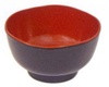 Set of 2 Japanese Style Soup Bowl Miso Soup Bowl Rice Bowl Snack Bowl Dessert Bowl Appetizer Bowl Salad Bowl,10 oz (Black/Red)