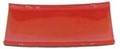 Black/Red Melamine Sushi Plate 6.5x4.5in