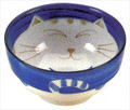 Japanese Soup Bowls Rice Bowls Porcelain Bowls Made in Japan, Maneki Neko Lucky Cat Pattern, 6.25 inch, Set of 2