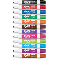 Dry Erase Markers, Assorted Colors, 18pk