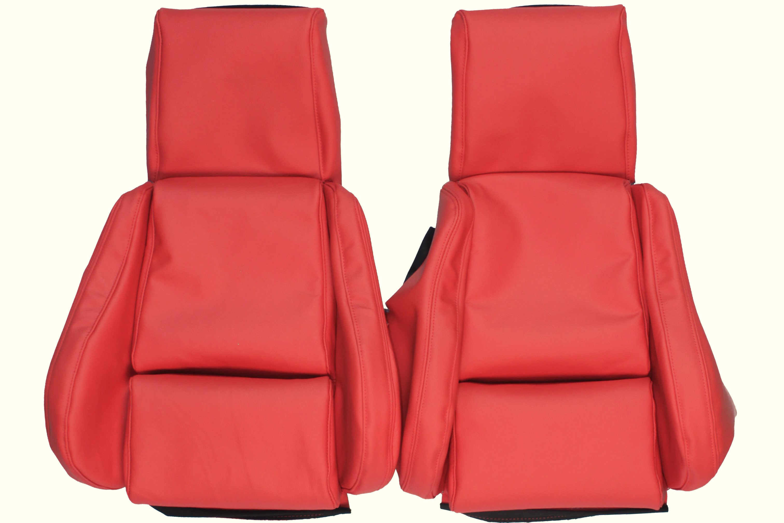 1984-1988 Corvette C4 Neoprene BLACK & RED Seat Covers 648011976881