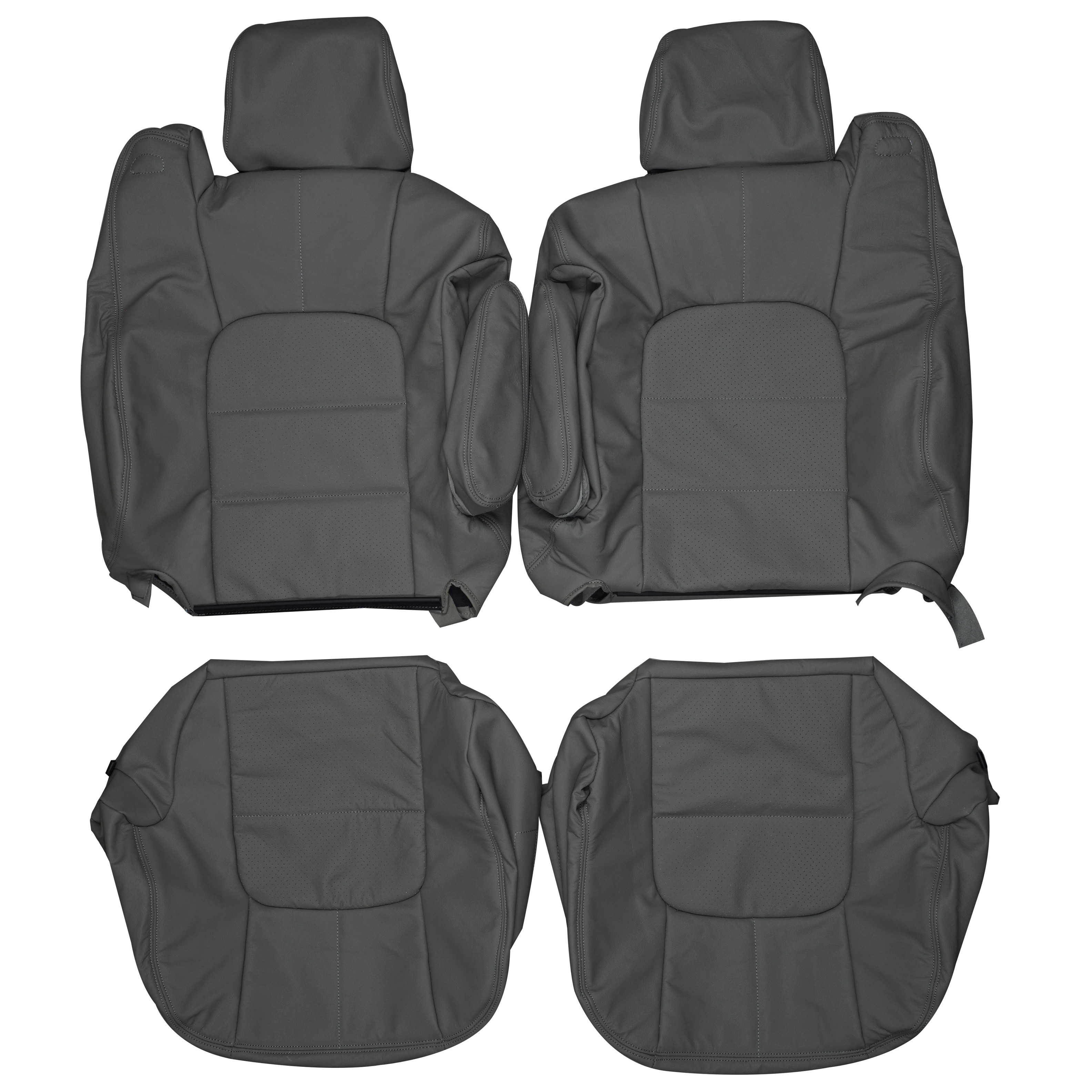 2002 Cadillac Escalade EXT Custom Real Leather Seat Covers (Front) -  Lseat.com