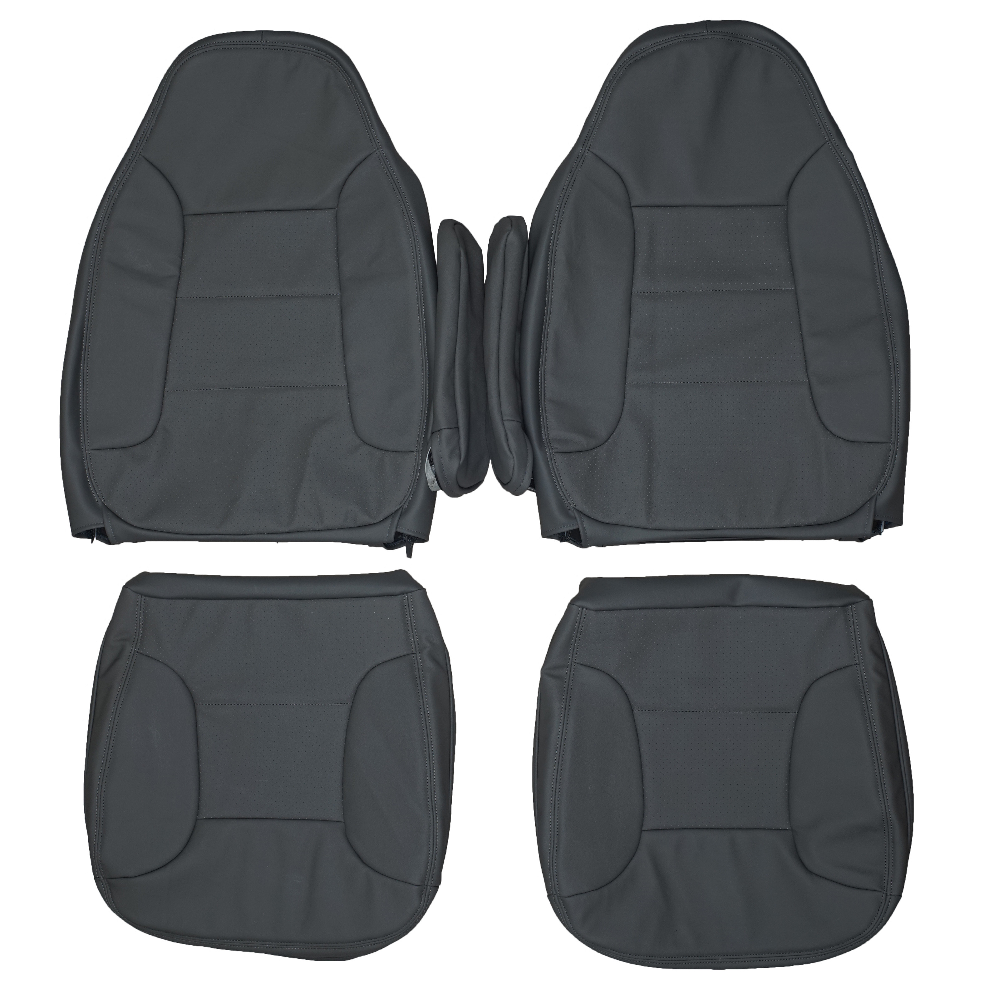 1992-1996 Ford Bronco Eddie Bauer XLT Custom Real Leather Seat Covers  (Front) - Lseat.com