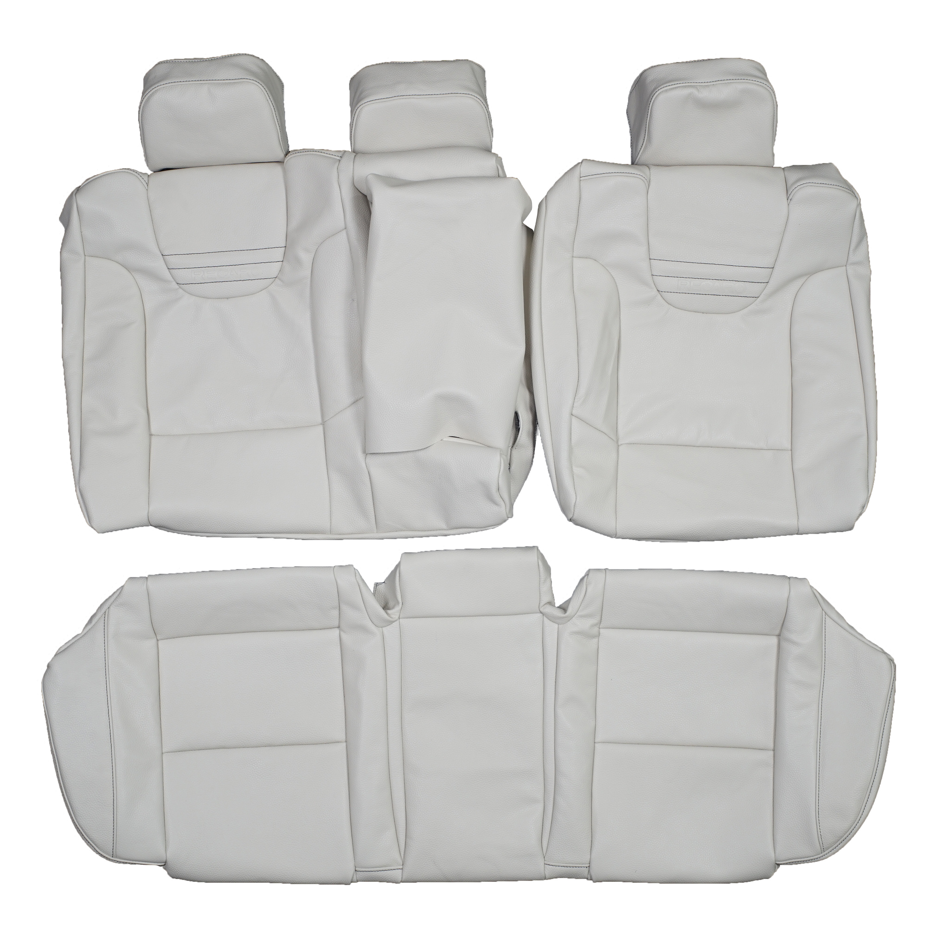 2003-2005 Audi S4 B6 Custom Real Leather Seat Covers (Rear) - Lseat.com