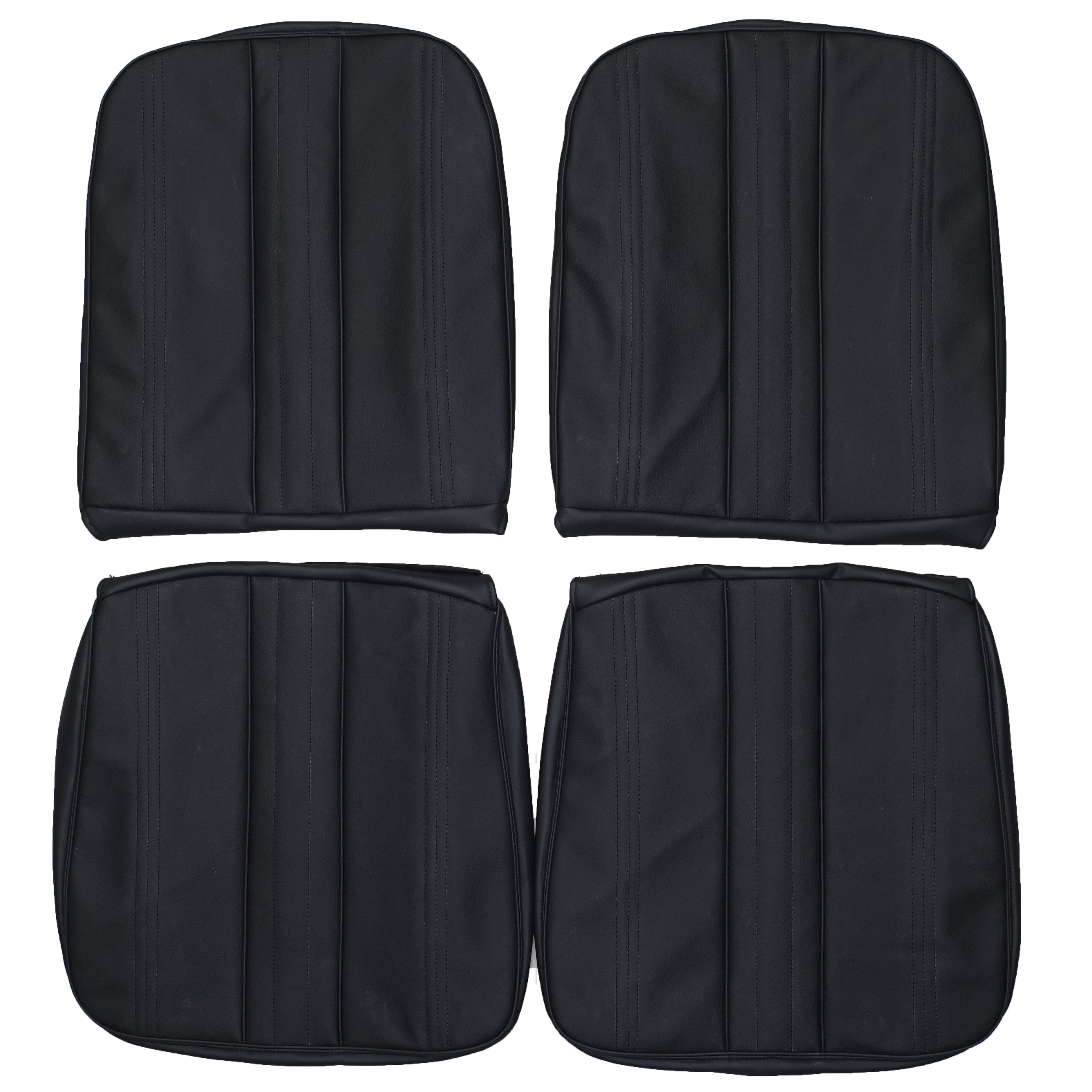 1965 Ford Galaxie 500 XL Convertible Custom Real Leather Seat Covers  (Front) - Lseat.com