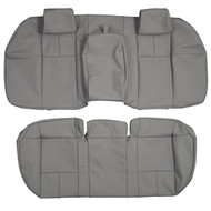 2005-2011 Cadillac STS Custom Real Leather Seat Covers (Rear)