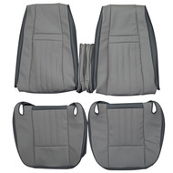 1987-1991 Ford Bronco XLT Custom Real Leather Seat Covers (Front)