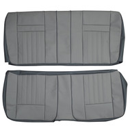 1987-1991 Ford Bronco XLT Custom Real Leather Seat Covers (Rear)