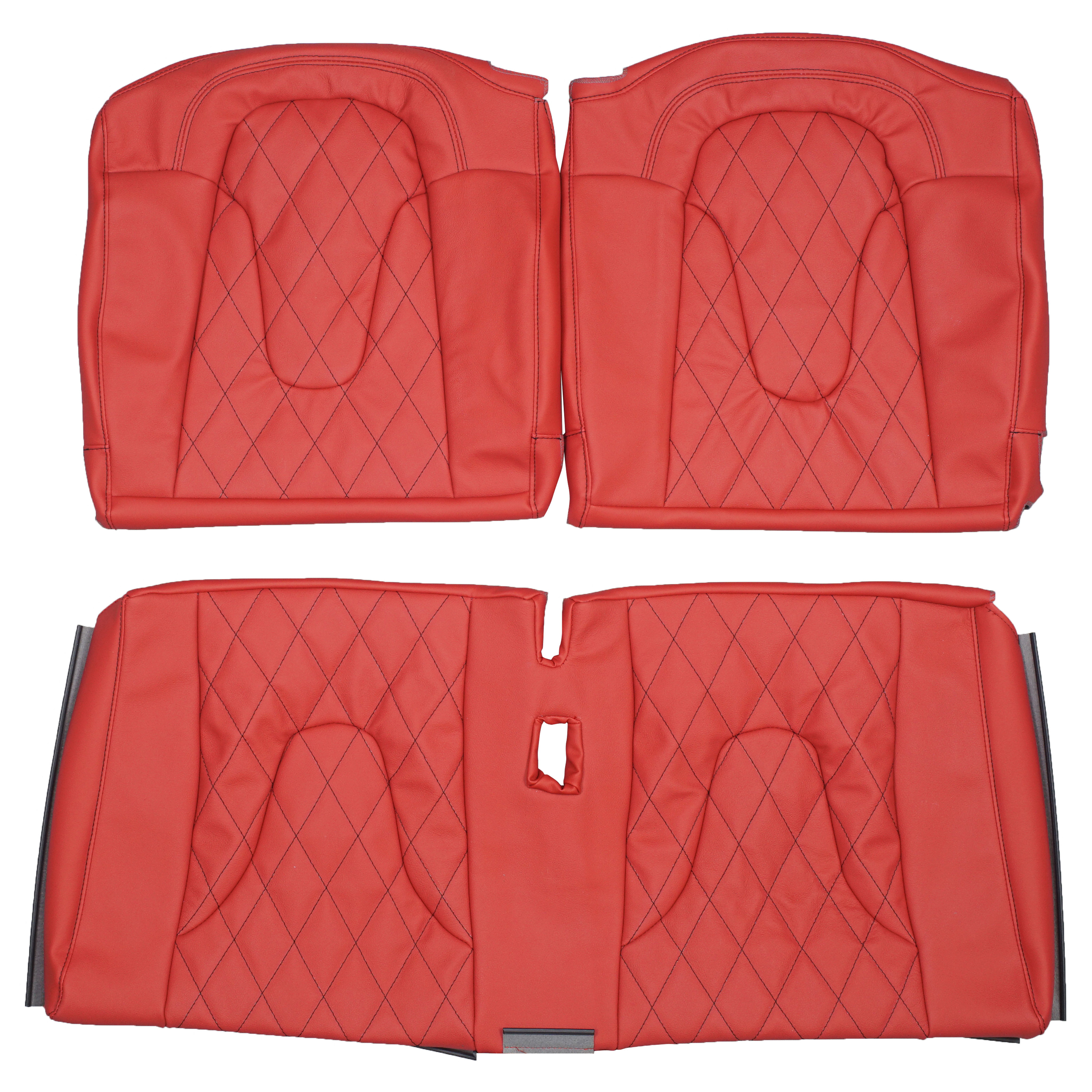 Set Tappetini Auto Per Seat Mii 2011-2019, 4 Pezzi, Antracite Con Bordo Marrone