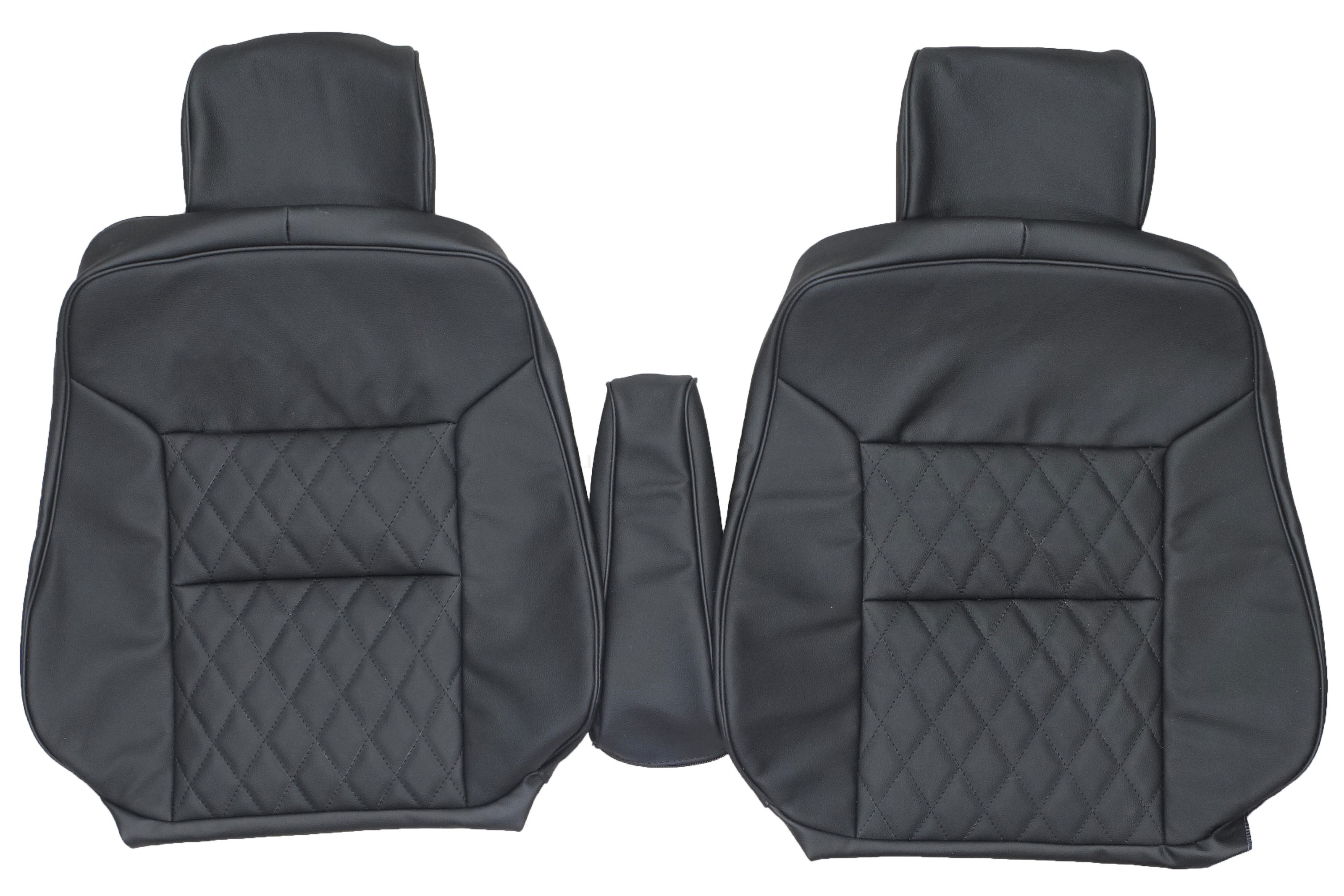 LCLCDZ Fundas De Asiento Para Mercedes Clase G W463 | Piel Sintética Beige | Set Completo 5 Plazas | Universal Y Transpirable