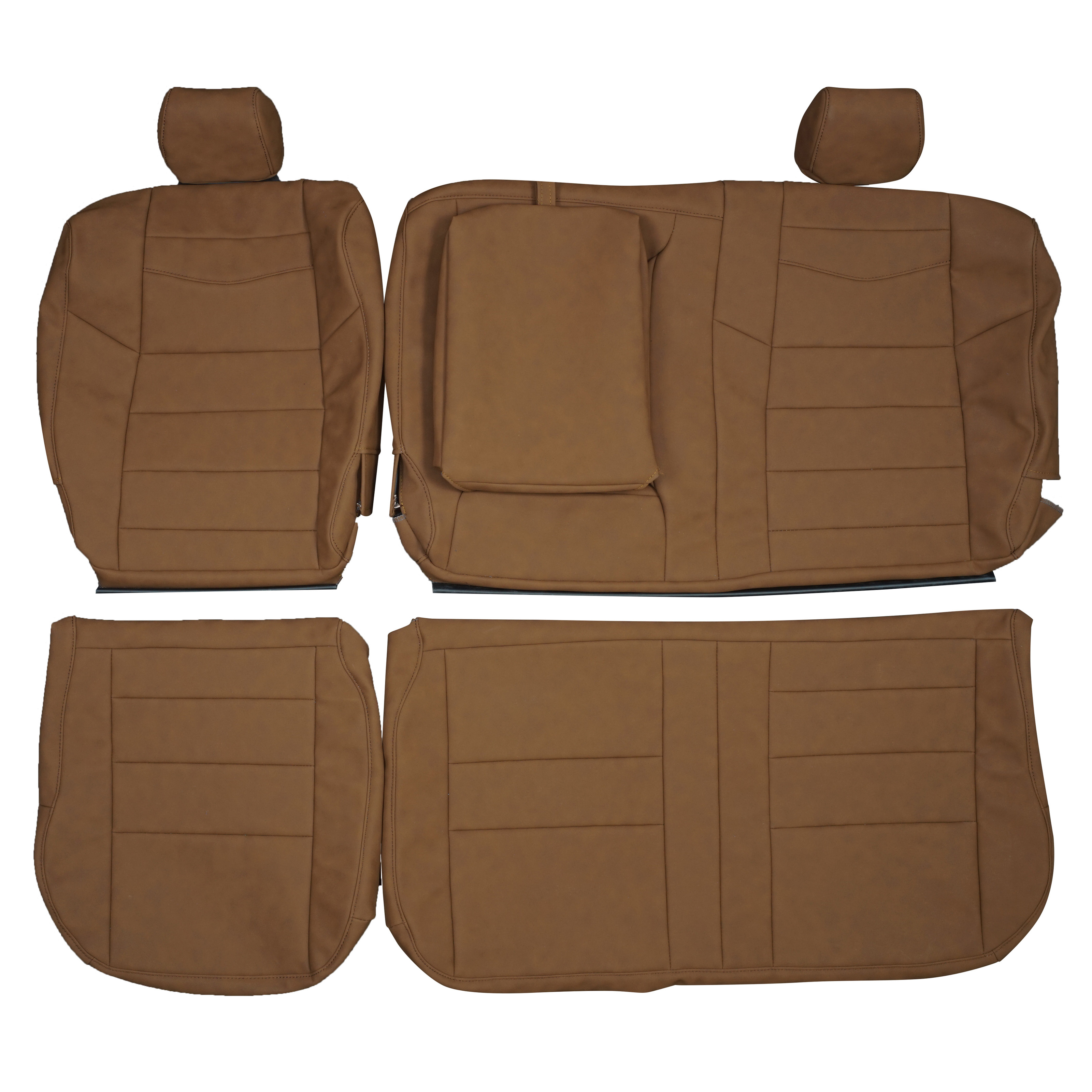 2003-2007 Ford F-250 King Ranch Custom Real Leather Seat Covers (Rear) -  Lseat.com