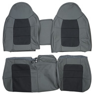 2001-2003 Ford F150 XL XLT SPORT 60/40 Custom Real Leather Seat Covers (Front)