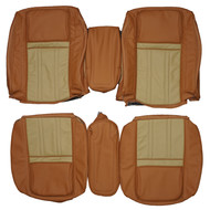 1978-1985 Jeep Grand Wagoneer SJ Custom Real Leather Seat Covers (Front)