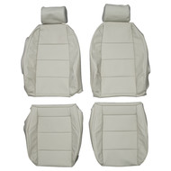 2007-2009 Audi A4 Convertible Custom Real Leather Seat Covers (Front)